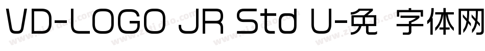 VD-LOGO JR Std U字体转换
